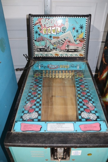 Rock N' Bowl by Bromley arcade game - untested - has been in storage - as i