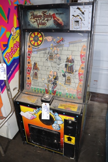 Adams Family Values by Midway arcade game - untested - has been in storage