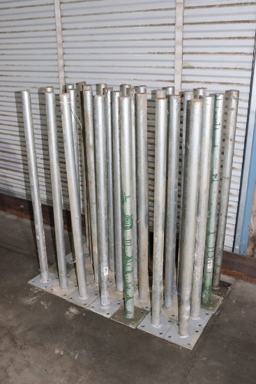 All to go - (28) 46" tall fence posts