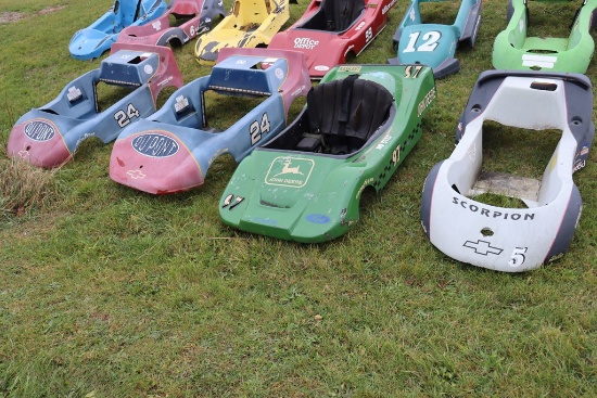 All to go - (4) Fiberglass go cart bodies