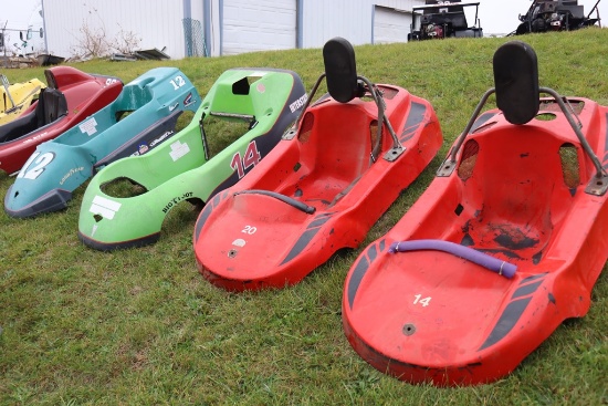 All to go - (4) Fiberglass go cart bodies