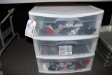 Sterlite 3 bin organizer with inventory