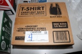 Box of T-Shirt carry out bags