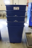 Times 5 - 23 Gallon slim recycling bins