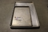 Times 4 - aluminum sheet pans - 2) 1/2 size and 2) full size