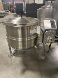 2020 Cleveland KGL-40-T tilting gas steam jacketed kettle - 40 gallon - ver