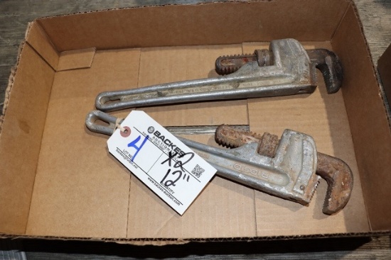 Times 2 - Rigid 12" aluminum pipe wrenches