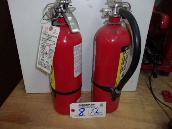 Times - 2  Fire extinguishers  type ABC dry