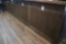 6' x 24' x 6' complete front bar - solid oak top - oak wainscoat front - do