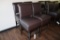 Times 4 - heavy duty brown padded bar chairs with swirl wood legs - nice