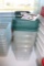 Times 5 - 4 qt food storage containers with lids