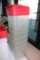 Times 8 - 8qt food storage containers with lids - showing wear