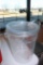 22qt round food storage container with lid