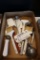 Box flat to go - kitchen utensils, pizza cutter, spoons, and more