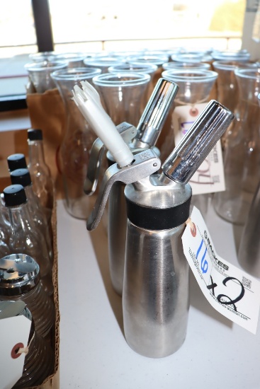 Times 2 - stainless whip dispensers