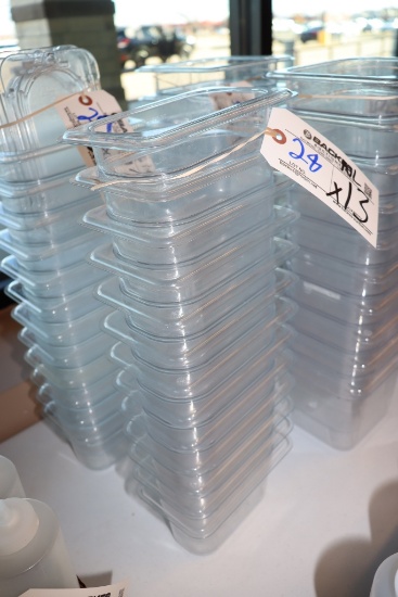 Times 13 - 1/9 x 4" acrylic inset pans - no lids