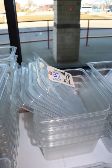 Times 4 - 1/2 x 6" acrylic inset pans with lids