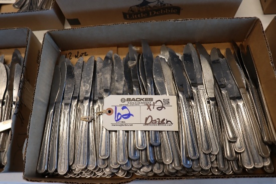 Times 12 - dozen stainless butter knives