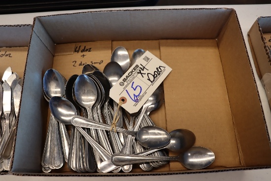 Times 4 - dozen stainless spoons