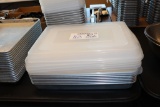 Times 7 - 1/2 sized aluminum pans with lids