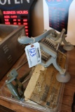 All to go - wall mount dicer with extra parts - as is - missing some parts