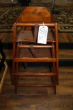 Times 2 - cherry finish high chairs