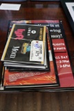 All to go - several sizes and styles of black frames
