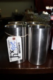 Times 4 - stainless wine buckets