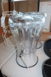 Times 2 - counter top plastic cold beverage dispensers