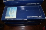 Times 8 - cases of genuine lead crystal - Bleikristall 24% - LongChamp 36cl