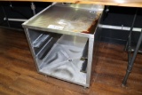 John Boos EHBGRS-24-3 stainless glass drain cabinet - needs cleaned