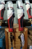 2 head tap display - getting the 2 heads with tap handles with oak cabinet