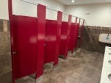 Women's Restroom to include: 5 stalls with toilets, baby changing table, ap