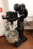 Hobart M800 mixer with galvanized bowl with dough arm - 80 qt - 2 hp - 1 ph