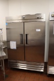 Kelvinator KCBM48FSE stainless 2 door freezer - portable