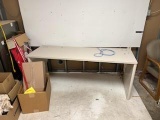 Pair to go - gray desk with chair and credenza