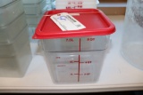 8 qt food storage container with lid