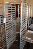 Winholt portable aluminum sheet pan rack - needs cleaned