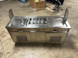 Offsite Pickup - Stainless portable refrigerated and heated service table