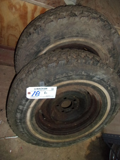Pair of MW 14" snow tires