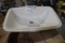 New Mansfield 218NS white under counter lavatory sink