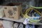 Pneumatic buffer/grinder with box of assorted pads