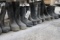 All to go - 8 assorted size pairs of rubber boots