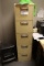 Steelcase 5 drawer metal letter file cabinet