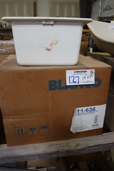New Blanco 511-636 siligranit white drop under mount bar sink