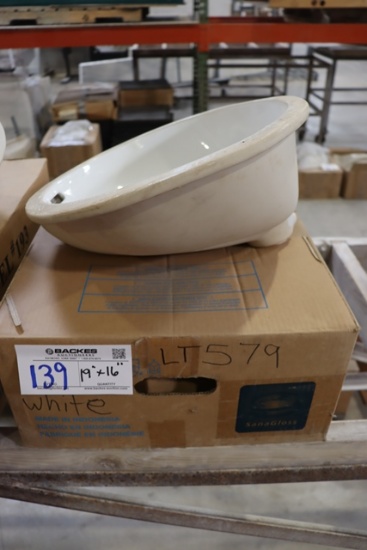 New Toto LT579G#01 under counter lavatory sink