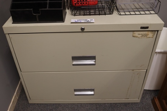 Filex 36" metal 2 drawer lateral file cabinet