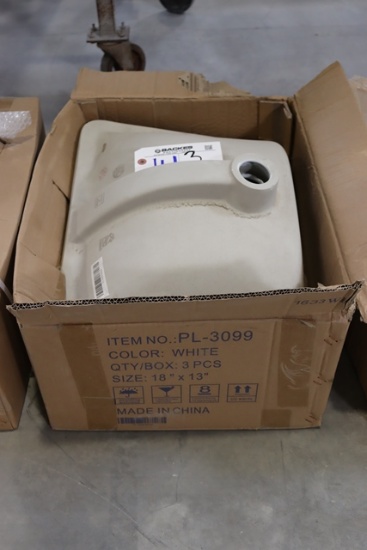Pair to go - New Gerber PL-3099 white colored lavatory sinks