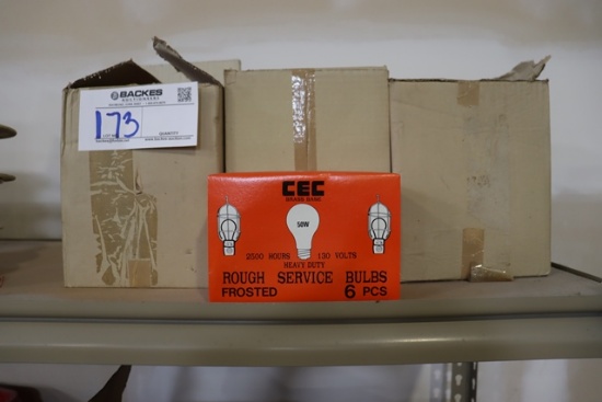 All to go - 3 cases of 50 watt light bulbs