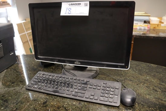 Dell computer with monitor